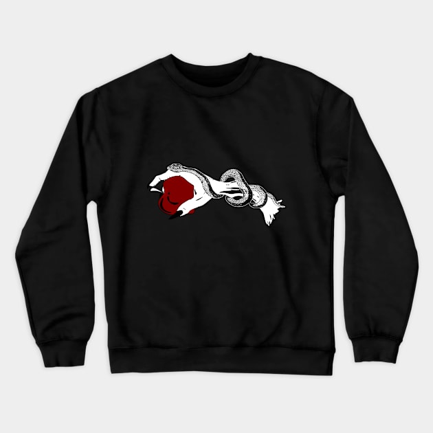 Witch Snake and the forbidden apple Crewneck Sweatshirt by MysticMoonVibes